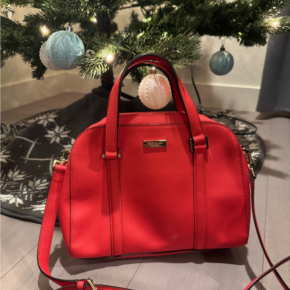 Kate Spade Hot Pink Maise Medium Dome Satchel